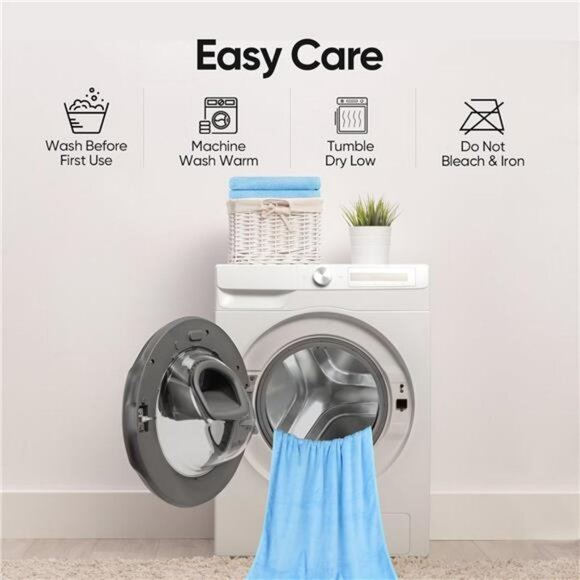 6 piece microfiber towel set bath towels hand towels wash cloths quick dry - Picture 7 of 8